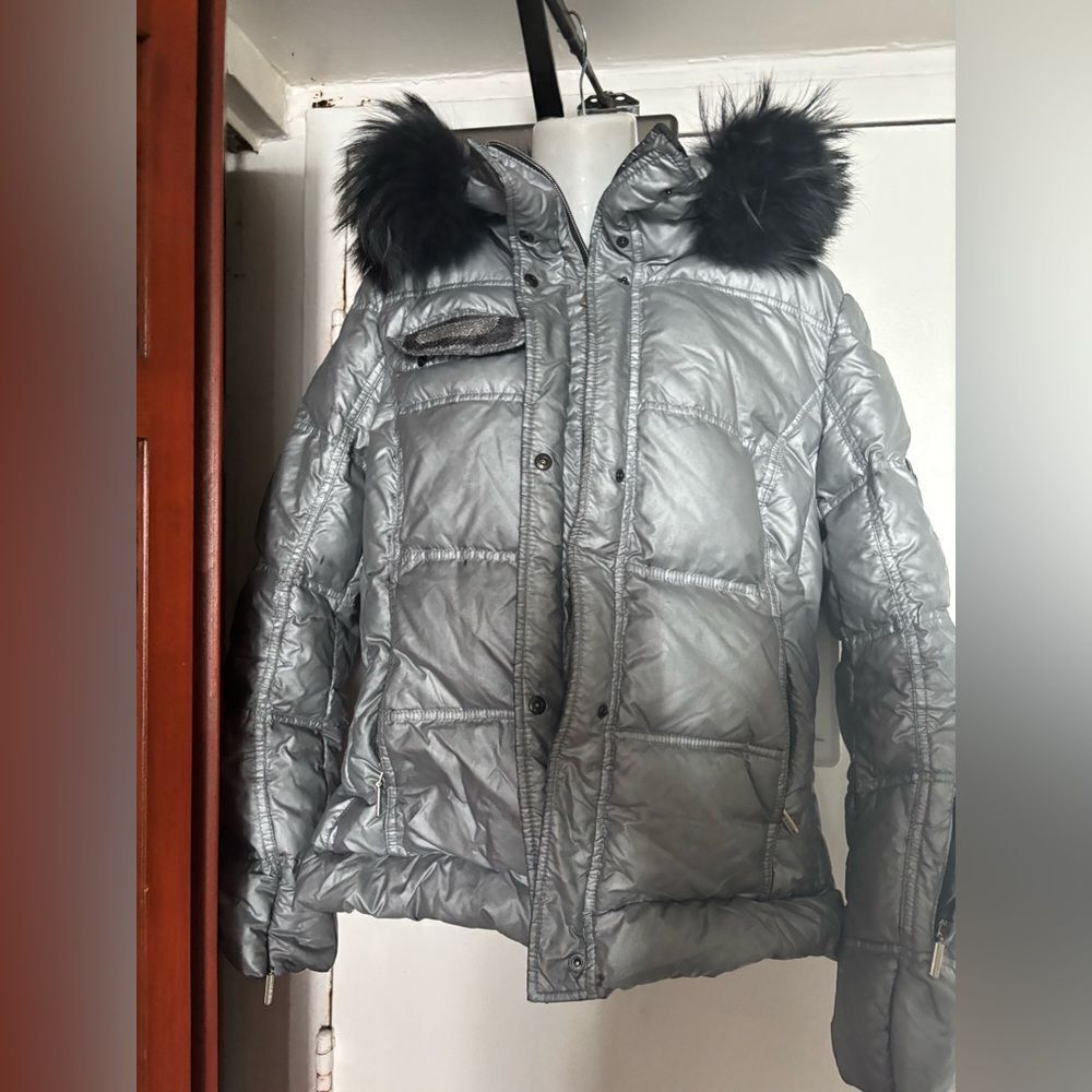 Vist Jacket Skiwear Unisex snow winter fur hood coat long active wear bomber